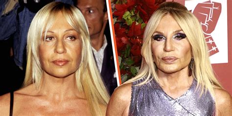 gianni versace donatella versace|donatella versace then and now.